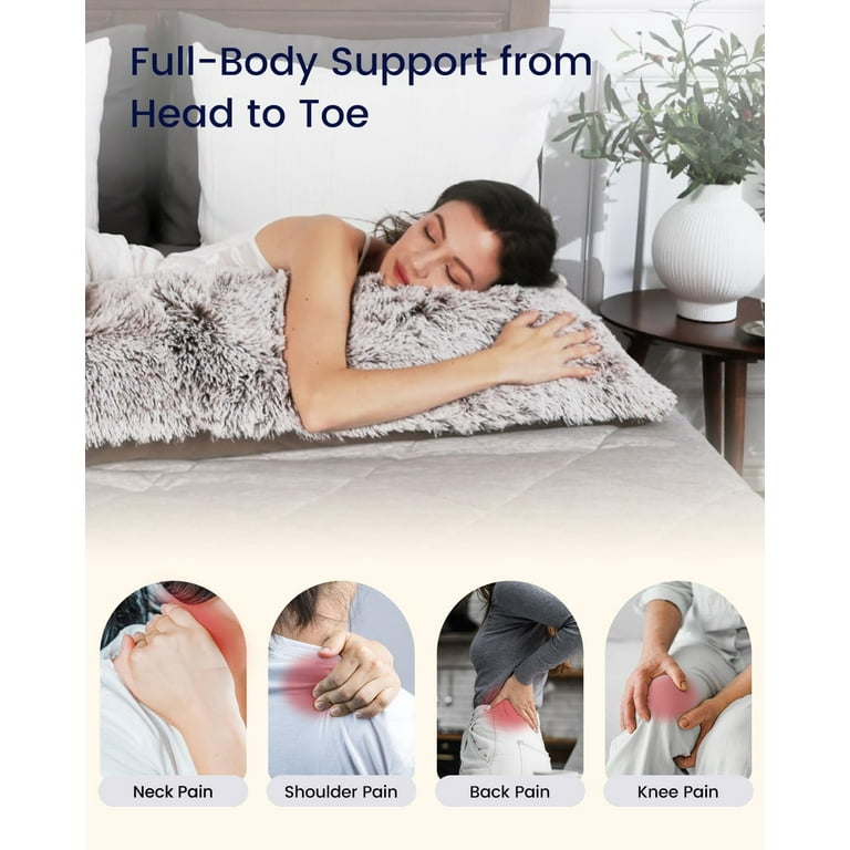 Best Sleeping Bean Body Pillow Memory Foam Body Pillow 20x54