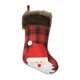 thumbnail image 1 of Yuarrent Rejilla Calcetín de Navidad Papá Noel Muñeco de nieve Pinup Imagen Árbol de Navidad Bolsa de regalo Inicio Calcetines de Navidad Colgante Kits de decoración para fiestas Papá Noel Yuarrent HA069957-01, 1 of 6