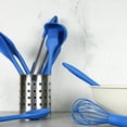 thumbnail image 2 of Chef Craft Premium Silicone Kitchen Tool and Utensil Set, 9 Piece Set, Blue, 2 of 5
