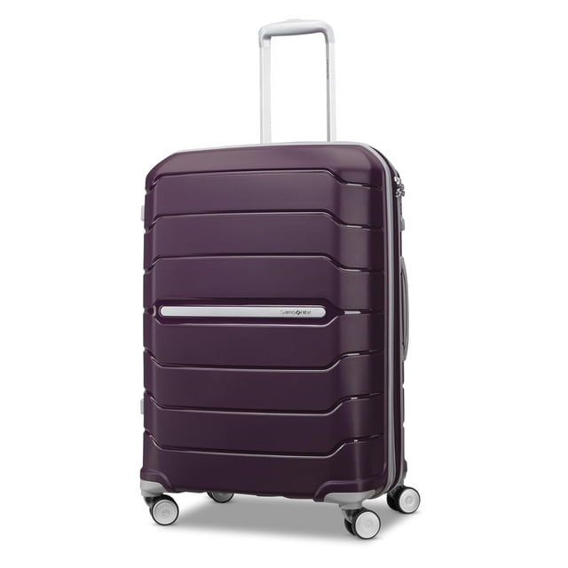 Maleta Samsonite Freeform con cara dura, expandible 24 pulgadas, color morado
