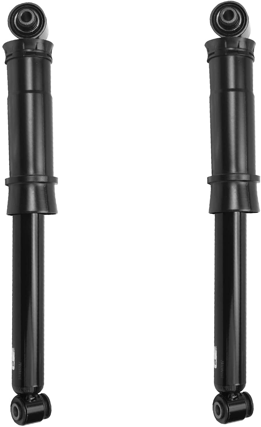 Detroit Axle - 2 Rear Shocks for 2007-2012 Nissan Sentra 2.0L 2008 2009 2010 2011 Rear Replacement Shock Absorbers Assembly Pair Set