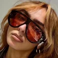 thumbnail image 2 of Vintage Luxury Brand Designer Oversized Pilot Sunglasses Women For Men Shades Big Frame Windproof Popular Punk Sun Glasses UV400 Clear Gray Silver, 2 of 6