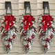 thumbnail image 5 of Christmas Wreath for Front Door Bowknot Pine Cone Balls Glowing Swags Lighted Wreath Party Festive Ornaments Party Decorations, 5 of 5