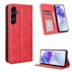 thumbnail image 2 of Funda para Samsung Galaxy A55 5G Kickstand Cover Cierre magnético Cartera de cuero Compatible con Samsung Galaxy A55 5G Funda, Rojo, 2 of 5