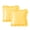 Yellow, variant on LKJYER Solid Color Ruffle Pillow Shams, 18x18 inches Square Cushion Cases with Ruffle Rustic Vintage Edge Ruffle Pillow Cover