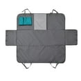 thumbnail image 4 of Hi,Fancy Dog Car Seat Cover Backseat Protector with Zip Flap Hammock Carrier Gray, 4 of 9