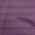 thumbnail image 1 of oneOone Velvet Purple Fabric Flame Stitch Diy Clothing Quilting Fabric Print Fabric By Yard 58 Inch Wide, 1 of 4