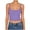 Purple, variant on GEWSEY Women's Sleeveless Shirt Ribbed Fitted Scoop Neck Basic Crop Tank Top Cropped (White, 5XL)