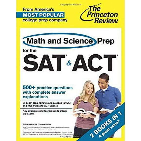 Pre-Owned Math and Science Prep for the SAT and ACT : 2 Books In 1 9780804124553