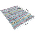 thumbnail image 4 of Pioneer Flower Blanket,Comfortable Soft Flannel Throw Blanket,All Season,Warm Lightweight Blankets for Sofa Bed Couch Living Room Chair,60"x80"(150x200cm), 4 of 4
