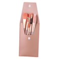 thumbnail image 1 of 8 piezas de Pinceles de maquillaje Baoblaze con mango de madera Bolsa de maquillaje de viaje profesional para ojos Rosado, 1 of 8