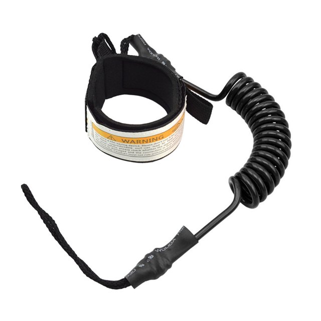 Elástico en espiral Balsa Cuerda de mano de seguridad Stand Up Paddle Board Surf Leash