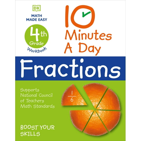 Pre-Owned 10 Minutes a Day Fractions, 4th Grade (Paperback) 0744031524 9780744031522