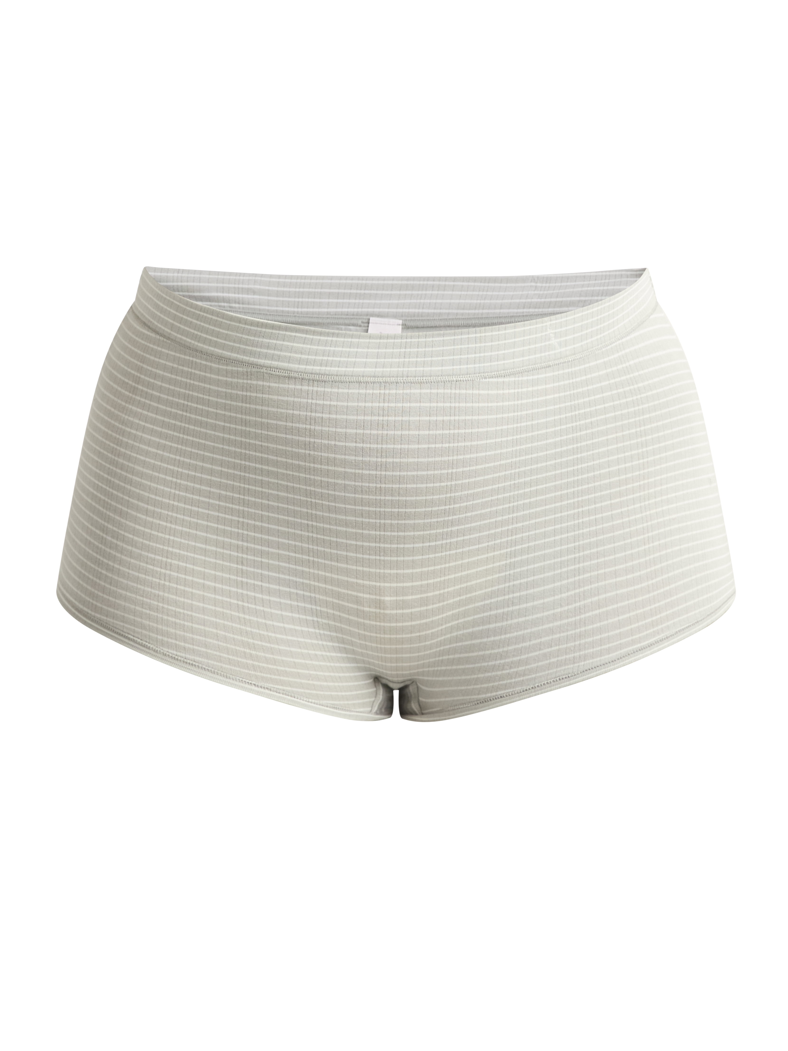 Joyspun Women's Ribbed Modal Boyshort Panties, 3-Pack, Sizes XS to 3XL