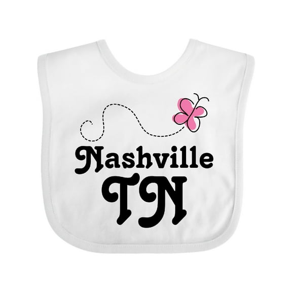 Inktastic Nashville Girls Baby Bib