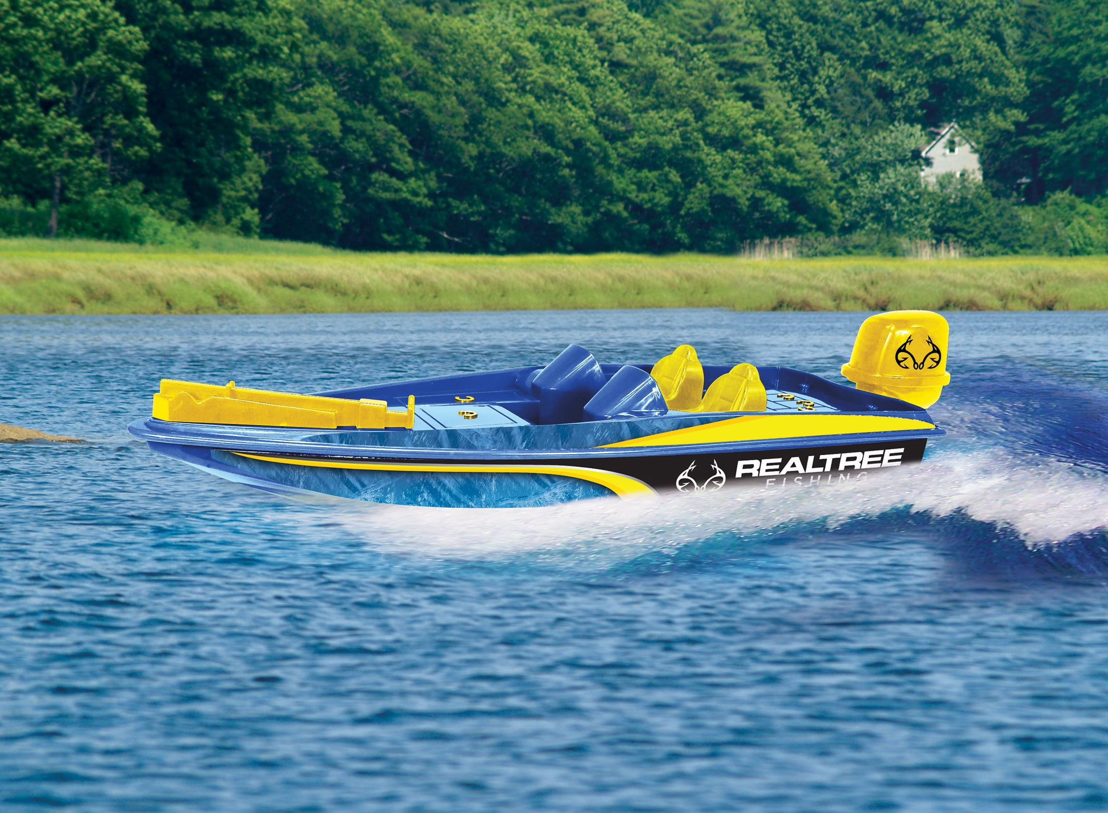 nkok realtree full function remote control bass boat