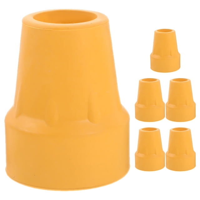 Shisuyan 6 Pcs Embouts de Bâtons de Randonnée Protecteurs Antidérapants Embouts de Canne Antiadhésifs Embouts de Bâton de Marche