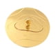thumbnail image 2 of Cubierta para velas, pantallas para velas, aleación de zinc, tapa para velas, cubierta para tarro de velas 81mm Oro, 2 of 9