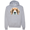Heather Grey, variant on Beagle Dog Animal Lover Graphic Hoodie Sweatshirt