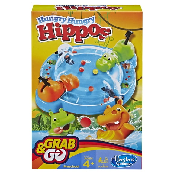 Elefun & Friends Hungry Hungry Hippos Grab & Go Game