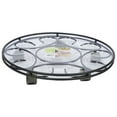 thumbnail image 4 of Plastec Saucer Caddy Deluxe with Casters, Slate Finish, 14", 4 of 6