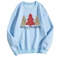 thumbnail image 1 of WEAIXIMIUNG Chandails Grande Taille pour Femmes 3X Chandail de Noël Imprimé Décontracté à Manches Longues Col Rond avec Capuche, 1 of 4