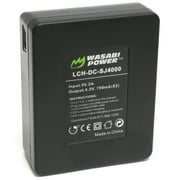 Wasabi Power Battery (2-Pack) and Dual Charger for SJCAM SJ4000, SJ5000 and 1080P, 4K Action Cameras