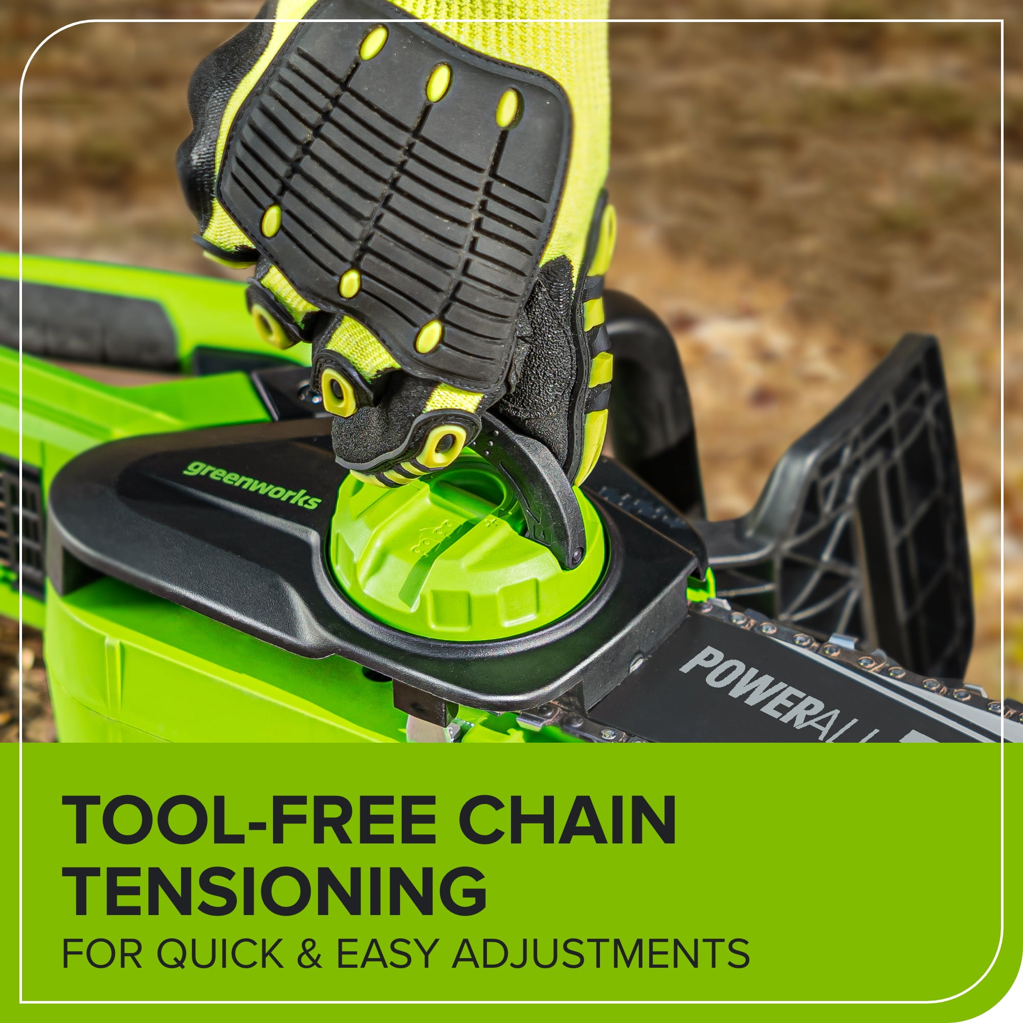 Greenworks 24V 12-inch Brushless Chainsaw, Tool Only, CS24L00