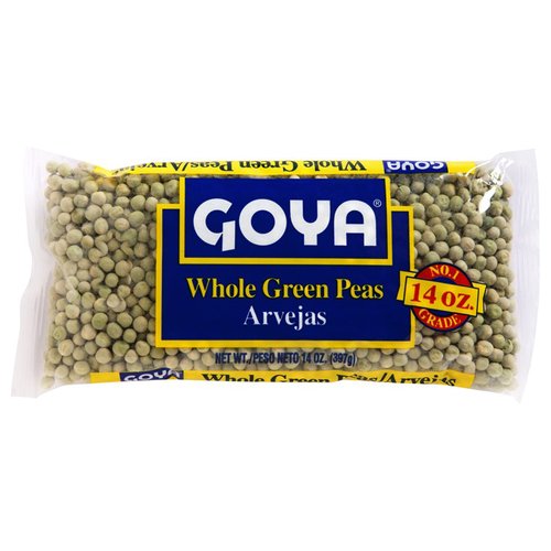 Goya Whole Green Peas, 14 oz