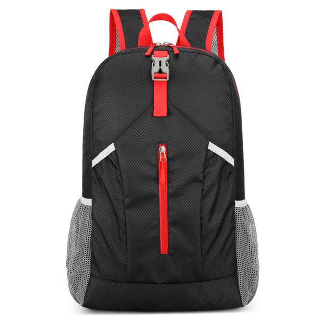 Travel Backpack Waterproof Foldable Large Capacity Zipper Closure Adjustable Strap Store Items Portable Men Women Casual Outdoor Shoulder Bag for Cycling