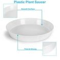 thumbnail image 7 of Austin Planter 6 inch(4.5 inch Base) Plant Saucer Single White Granite Colored Polypropylene Made in USA, 7 of 7
