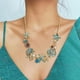 thumbnail image 2 of Collar de perlas de estrella de mar de concha, collar de perlas de estrella de mar boho, collar con colgante de océano, regalo de joyería para mujeres (azul-B), 2 of 6