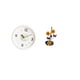 thumbnail image 5 of Reloj de pared,Reloj de pared decorativo,moderno y elegante.,Reloj de pared redondo silencioso y sin tictac,regalo,Soporte de papel higiénico,Porta toallas de papel con forma de girasol para, 5 of 8