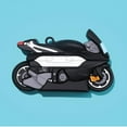 thumbnail image 4 of Unique Case Compatible with AirPods 3(New),Creative Fun 3D Cartoon Motociclo Design AirPods Cover Case Cool Skin Soft Rubber Shockproof Protective Case (AirPods 3, Black), 4 of 15