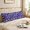 Police and Star Purple Pattern, variant on Police and Star Purple Pattern Long Throw Pillow Cover, Decorative Lumbar Pillow Cover with Hidden Zipper, Soft Peach Skin Gifts for Family Friends, 59'' X 19.7''