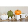 thumbnail image 3 of Boston International Ceramic Salt & Pepper Shakers, 2.5 x 3.25-Inches, White Burlap Pumpkins, 3 of 5