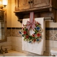 thumbnail image 4 of Kojanyu July 4th Patriotic Door Wreath,Red White Blue Bow Artificial Flower for 250th Anniversary,Independence Day Party and Home Decor, 4 of 8