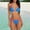 Sky Blue, variant on Baqcunre Tween & Women's Bikini Sets: Chest Pad Included, Two-Piece Swimsuits, 1Pc Swimsuit + 1Pc Panties Black L