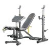 Gold's Gym XRS 20 Adjustable Olympic Workout Bench with Squat Rack, Leg Extension, Preacher Curl, and Weight Storage