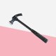 thumbnail image 3 of Plastic Handle Mini Claw Hammer Household Hammers Claw Woodworking Nail Puncher Metal Claw Hammer Emergency Tool (Black), 3 of 3