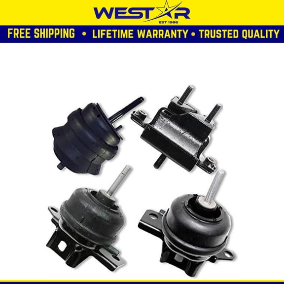 Fits 1998-2004 Cadillac Seville 4.6L Engine Motor & Trans Mount Set 4pcs