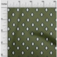 thumbnail image 2 of oneOone Viscose Chiffon Dark Green Fabric Asian Ikat Sewing Fabric By The Yard Printed Diy Clothing Sewing Supplies 42 Inch Wide, 2 of 4