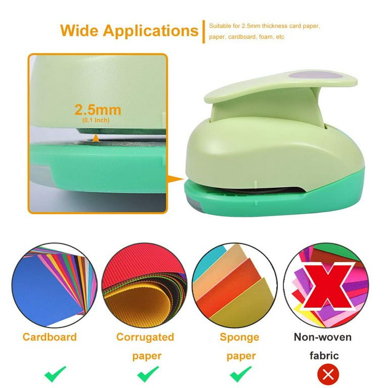 UCEC 2 Inch Paper Punch, DIY Handmade Craft Punch Shape Circle Punch Great  for Crafting Scrapbooking Cards Arts Fun Projects : .in: Home &  Kitchen