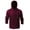 Maroon, variant on Flame Resistant FR Fleece Hoodies Zip-Up Sweater - 100%C - 12 oz - Yellow Color - Size: Medium
