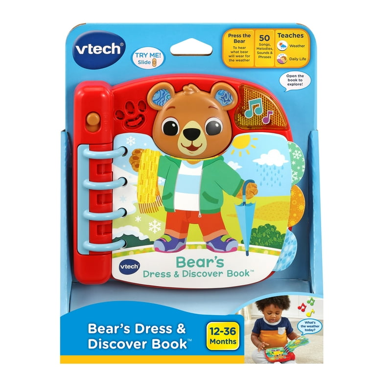 VTech Bear s Dress Discover Book Toddler Book About Weather