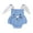 Blue, variant on Bagilaanoe Newborn Baby Girl Boy Easter Rompers Embroidery Sleeveless Bodysuits 3M 6M 9M 12M 18M Infant Casual One Piece Short Jumpsuit