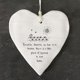 thumbnail image 3 of Sentimental Memories Porcelain Heart | East Of India Love Heaven Decoration Gift, 3 of 3