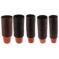 thumbnail image 3 of DOLITY Double Color Flower Plants Plastic Pots Nursery Container 90mm, 3 of 9
