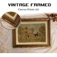 thumbnail image 3 of Vintage Carved Gold Frame Mallard Canvas Wall Art,Tranquil Lakeside Nature Wildlife Painting Picture Wall Decor Country Plant Farmhouse Style Poster Print Artwork for Living Room Home Decoration, 3 of 18