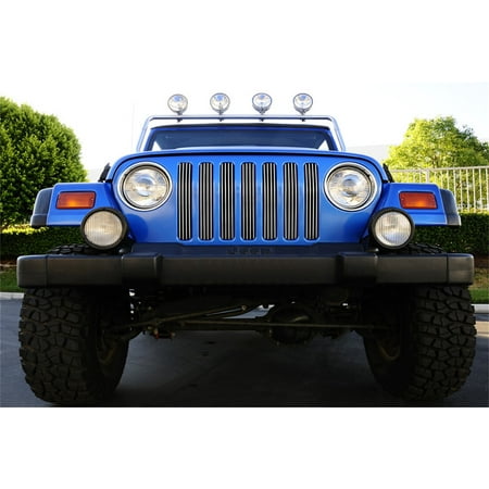 T-Rex Grilles 30490 Billet Series Grille Fits 97-06 TJ Wrangler